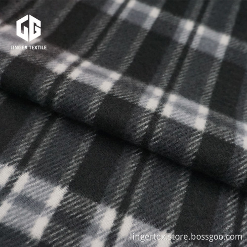 Pattern Knitted Polar Fleece Two Sides Brushed